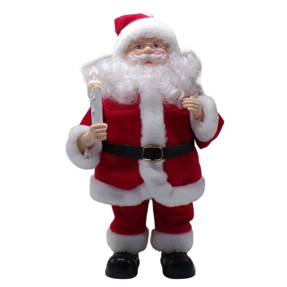 1994 Telco Motionettes Animated & Illuminated Santa Claus Figure Music 13" WORKS - Picture 1 of 11